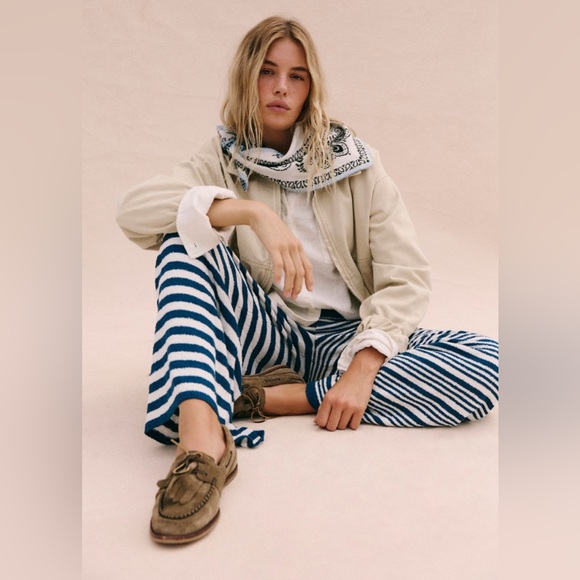 FREE PEOPLE Allyson Striped Pants - Picture 2 of 9